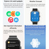 D8 Pro 2.01 inch 2 in 1 Bluetooth Earphone Silicone Strap Smart Watch, Support NFC with Cover(Black)