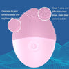 Mini Silicone Cleansing Instrument Washing Face Brush(Purple)
