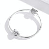S925 Sterling Silver Kitten Puppy Heart-shaped Beads DIY Bracelet Necklace Accessories