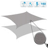 Outdoor Garden Sunshade Sail Waterproof Anti-UV Canopy, Size: 3m x 4m(Royal Blue)