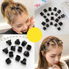 10pcs /Pack  Girls Plastic Hairpin Safe Hair Crab Clip Hair Claw, Style: 1.5cm Frosted