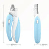 Pet Nail Clippers with LED Light, Blue - Cat & Dog Trimmer