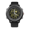 NX02 Sport Smartwatch IP67 Waterproof Support Tracker Calories Pedometer Smartwatch Stopwatch Call SMS Reminder(black)