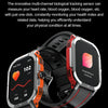 LEMFO HK56 2.06 inch BT5.3 IP68 Sport Smart Watch, Support Bluetooth Call / Message Notification / Heart Rate / Blood Pressure Health Monitor(Blue)