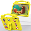 For Lenovo Tab M10 X605 / X505 / Tab P10 X705 Handle Kickstand Children EVA Shockproof Tablet Case(Yellow)