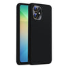 For Samsung Galaxy A06 4G Nano Lens Cover Liquid Silicone Phone Case(Black)
