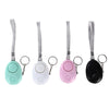 120dB Personal Safety Alarm Keychain with LED Light - Black