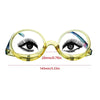 Makeup Magnifying Glass Presbyopic Glasses Flip Swivel Reading Glasses, Degree: +250(Black)