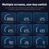 3.5" OBD2+GPS HUD Car Head-Up Display Speed, RPM, Temp Alarm