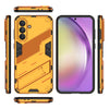 For Samsung Galaxy A56 5G Punk Armor 2 in 1 PC + TPU Shockproof Phone Case with Invisible Holder(Orange)