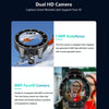 Rogbid Panda Pro 1.69 inch IPS Screen Dual Cameras Smart Watch, Support Heart Rate Monitoring/SIM Card Calling(Black)