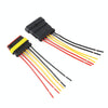 10pcs 6P Car Waterproof Plug Car Connector Plug-In, Length10cm