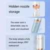 A9 Household Electric Portable Tooth Cleaner Oral Care Dental Floss Tooth Cleane 4 Nozzle(Green Gold)