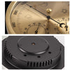THB9392 Wall Hanging Household Weather Station Barometer Thermometer Hygrometer, 128mm (Gold)