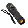 T6 White Light 5-Mode Telescopic Zoom LED Flashlight (Black)