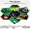 BOODUN M050912 Thin Breathable Men and Women Billiards Three Finger Single Gloves, Size:M(Dark Yellow)