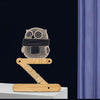 0.5W Children Bedroom Owl Folding Wood Lamp 3D Night Light (Warm Light)