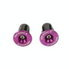 1pair MEROCA Mountain Bike Expansion Lock Bar Plug Road Bike Bicycle Bar Plug End Cover, Color: Purple