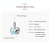 S925 Sterling Silver Charming Scenery Heart Pendent DIY Bracelet Necklace Accessories