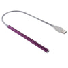 Portable Touch Switch  USB LED Light, 10-LED, 1W, White Light(Purple)