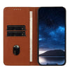 For Samsung Galaxy S22 Ultra 5G Strong Magnetic Frosted Flip Leather Phone Case(Coffee Color)