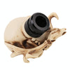 Universal Vehicle Car Creative Skull Double Heads Shaped Shifter Cover Manual Automatic Gear Shift Knob (Beige)