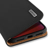 For iPhone XR DUX DUCIS WISH Series TPU + PU + Leather Case with Card Slots & Wallet (Black)