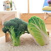 3D Creative Simulation Vegetable Pillow Plush Toy Broccoli Potato Cabbage Cushion Girls Birthday Gift(Broccoli)