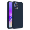 For Samsung Galaxy A05 Nano Lens Cover Liquid Silicone Phone Case(Titanium Blue)