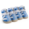 JML Dog Shoes Size 3 Blue - Breathable Non-Slip Paw Protection