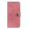 For Alcatel 1B 2020 /Alcatel 1A 2020 Cowhide Texture PU + TPU Horizontal Flip Leather Case with Holder & Card Slots & Wallet(Pink)