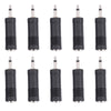 3.5mm Male to 6.35mm Female Mono Sound Converters Adapters (100 Pcs in One Package, the Price is for 100 Pcs)