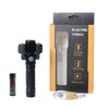 KS-738 USB Charging Waterproof T6+XPE Zoomable LED Flashlight with 4-Modes & 18650 lithium battery