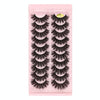 10pairs /Box Russian Strip Lashes 7D Imitation Mink Volume Fluffy Natural False Eyelashes 7D-31