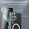 For Samsung Galaxy S25 Ultra 5G MagSafe Magnetic Frosted Metal Phone Case(Silver)
