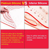 30 x 40cm red Thickened Teflon Non-Stick Mat Silicone Kneading Baking Non-Slip Mat