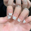 24pcs/box Handmade Nail Glitter Nail Jelly Glue Finished Patch, Color: BY1033(Wear Tool Bag)