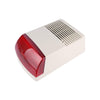 50W Wired Siren Alarm with Flashlight & Battery Backup
