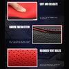 Round Style Car Universal Anti-skid Steering Wheel Cover, Diameter: 38cm(Black Blue Line)