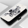 For Redmi K70 Ultra 5G Global 3D Painting Horizontal Flip Leather Phone Case(Skull)