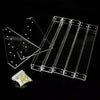 4 Layers Acrylic Nail Polish Display Rack Transparent Ladder Stand Cosmetic Essential Oil Bottle Holder