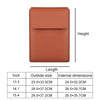 PU05 Sleeve Leather Case Carrying Bag for 15.4 inch Laptop(Green)