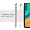 For Samsung Galaxy Tab S7 SM-870 / SM-T875 Fruit and Vegetable Shape Stylus Silicone Protective Case(Carrot)