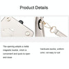 08818 Multifunctional Lady Small Square Handbag(Rice Gray)