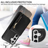 For Samsung Galaxy S24+ 5G Crossbody Lanyard Zipper Wallet Leather Phone Case(Black)