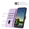 For vivo Y300 Global / V40 Lite IDN Dream Triangle Leather Phone Case with Lanyard(Purple)
