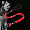 HCPET Bungee Dog Lead 75cm (Stretches to 115cm) Red - For Dogs 9-60kg