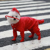 Waterproof Dog & Cat Raincoat with Visor & Shoes, Red, S