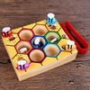 Wooden Beehive Games Montessori Early Childhood Education Color Cognition Toy