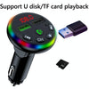 F13 Car Smartphone Charger Hands Free Calling 5.0 Bluetooth-MP3 Player Car Wireless FM Transmitter